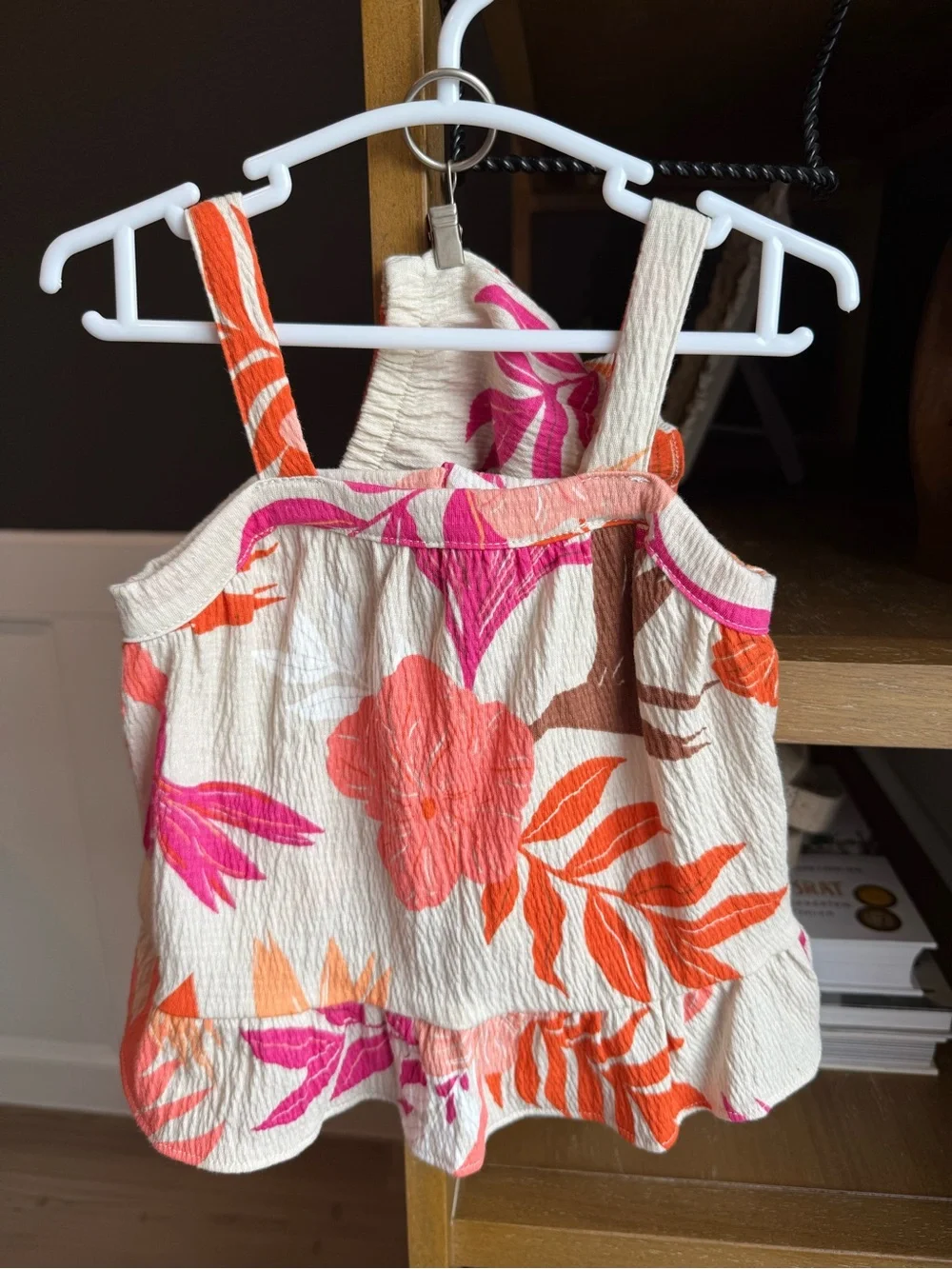 Carter's Outfit with Pink and Orange Floral Print